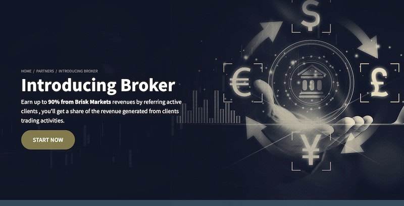Brisk Markets Launches Introducing Broker Program, Offering Up to 90% Revenue Share